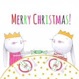 Card - Merry Christmas by Prue Pittock