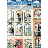 Card - Christmas Windows by Sabina fenn