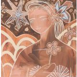 Card - Soul Sisters, Style B, Rhodanite & Garnet by Amanda Sky