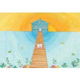 Card - Blue Boat House by Enjoy Sü