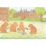Card - Capybara Study at the Sydney University by Enjoy Sü