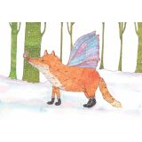 Card - Fox Butterfly by Enjoy Sü