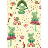 Card -  Rainy Day For Bugs & Frogs by Subhashini Narayanan