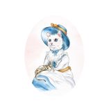 Card - Cat Lady Portrait by Tog & Pini