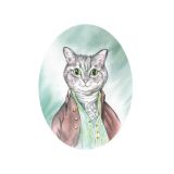 Card - Cat Male Portrait by Tog & Pini