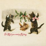 Card - Vintage Christmas - 140mm x 140mm