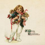 Card - Vintage Christmas - 140mm x 140mm