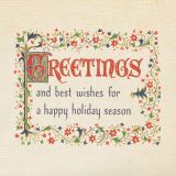 Card - Vintage Christmas - 140mm x 140mm