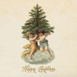 Card - Vintage Christmas - 140mm x 140mm