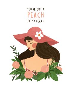 Card - You've Got A Peach Of My Heart by Aristration