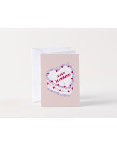 Card - Just Married Purple by Duchess Plum