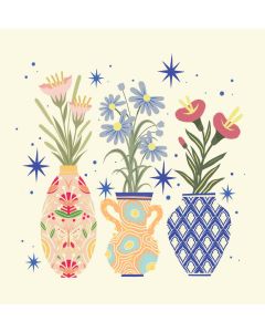 Card -  Three Vases by Eureka