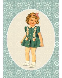 Card - Vintage Dolls - 125mm x 175mm