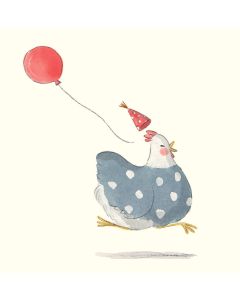 Card - Party Chicken by Jedda Robbard