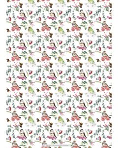 Wrappings Sheets - Birds and Flowers by Katherine Appleby