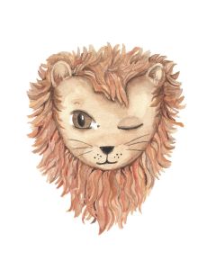 Card - Winking Lion by Sailah Lane