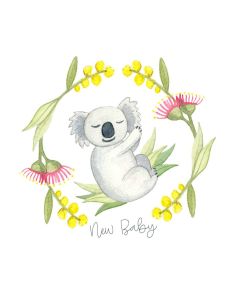 Card - New Baby S by Maxine Hamilton