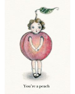 Card - You're A Peach by Michelle Pleasance