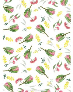 Wrapping Sheets - Botanical Flowers by Maxine Hamilton