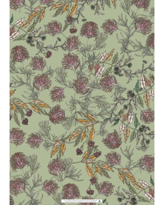 Wrapping Sheets - Grevillea on Green by One Penny
