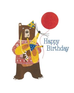 Card - Happy Birthday Mouse & Bear by Ruth Waters