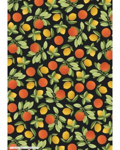 Wrapping Sheets - Oranges & Lemons by Stephanie Chambers