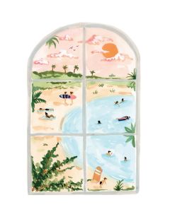 Card - Beach Window by Sabina Fenn