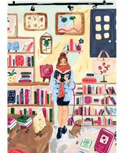 Card - Bookstore by Sabina Fenn