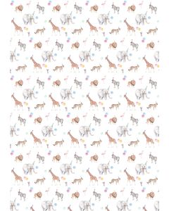 Wrapping Sheets - Safari Animals by Susannah Kay 