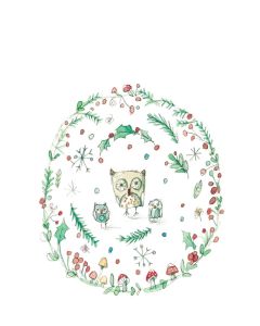 Card - Christmas Cards - 60mm x 100mm (9 Assorted)