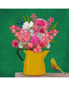 Card - Yellow Vase by Deb Hudson