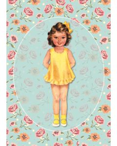 Card - Dress Me Dolls - 125mm x 175mm