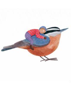 Card - Bird & Sparrow by Elisabeth Dorrian