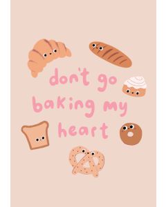 Card - Don't Go Baking My Heart by Duchess Plum