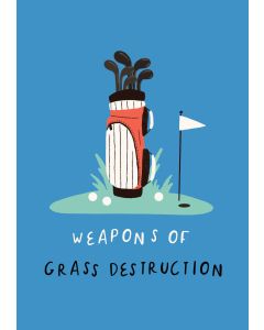Card - Weapons of Grass Destruction by Duchess Plum