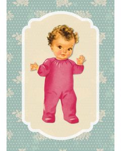 Card - Vintage Dolls - 125mm x 175mm