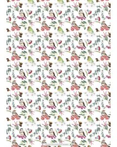 Wrappings Sheets - Birds and Flowers by Katherine Appleby