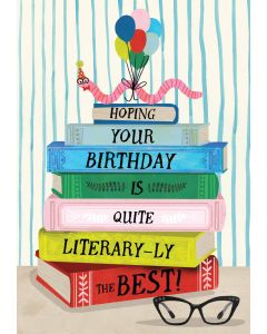 Card - Hoping Your Birthday Is Quite Literally the Best by Katherine Herrell