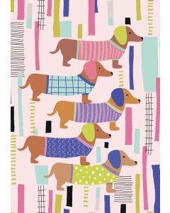 Card - Dachshunds by Kenzie Kae