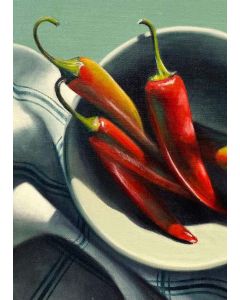 Card - Chillies by Kylie Sirett