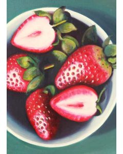 Card - Strawberries by Kylie Sirett