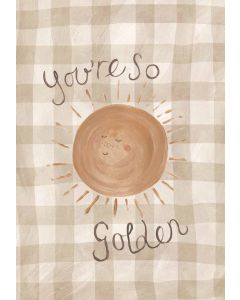 Card - You're So Golden by Lion & Pear