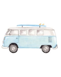 Card - Blue Kombi Van by Sailah Lane