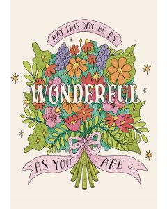 Card - May This Day Be As Wonderful As You Are by Little Eyes Alien