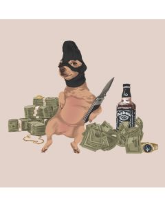 Card - Chihuahua Burglar by Alissa Levy
