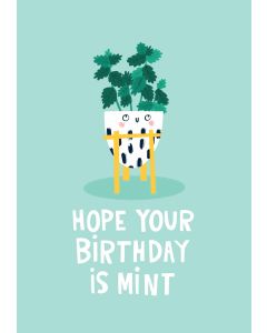 Card - Hope Your Birthday is Mint by Lucy Maggie Designs