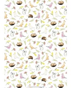 Wrapping Sheets - Australian Animals by Maxine Hamilton