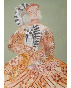 Card - Leah & Lemurs by Amanda Sky