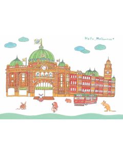 Card - Hello Melbourne by Enjoy Sü
